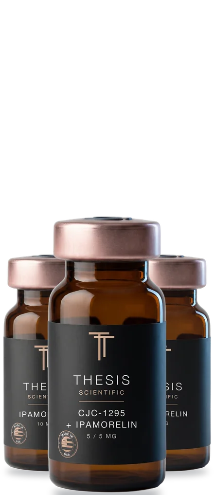 CJC-1295 + Ipamorelin / Ipamorelin / Tesamorelin Set 3-vial set — Thesis Scientific, research use only